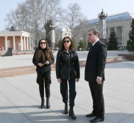 Первый вице-президент Мехрибан Алиева побывала с визитом в городе Гянджа