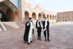 First Vice-president Mehriban Aliyeva visits the religious complex “Imamzadeh” in Ganja 