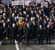 В Баку состоялось всенародное шествие в связи с 27-ой годовщиной Ходжалинского геноцида