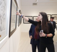 В Музее современного искусства открылась выставка «Карабахнаме – страницы истории» народного художника Арифа Гусейнова
