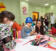 Лейла Алиева побывала в Детской клинике Национального онкологического центра