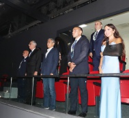 Leyla Aliyeva attends the closing ceremony of the 15th European Youth Olympic Festival 