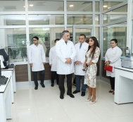 Вице-президент Фонда Гейдара Алиева Лейла Алиева в рамках проектов Фонда посетила ряд медицинских учреждений Баку