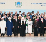The 2nd Summit of World Religious Leaders gets underway in Baku 