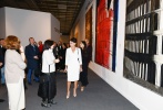 Birinci vitse-prezident Mehriban Əliyeva 8-ci Moskva Beynəlxalq Müasir İncəsənət Bienallesi ilə tanış olub
