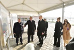 President Ilham Aliyev and First Lady Mehriban Aliyeva attend the inauguration of the Central Boulevard street in Baku White City