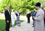 President Ilham Aliyev visits the Saint Mary Albanian Church in Nij settlement of Gabala 