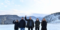 President Ilham Aliyev, First Lady Mehriban Aliyeva and family members visited Shusha city