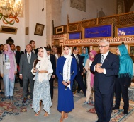 First Vice-President Mehriban Aliyeva and Vice-President of Heydar Aliyev Foundation Leyla Aliyeva visit Mevlana Museum in Konya