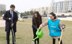 Vice-President of Heydar Aliyev Foundation Leyla Aliyeva attends Green Marathon 2023 tree-planting campaign