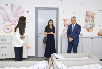 Leyla Aliyeva attends inauguration of "Kepenek" kindergarten