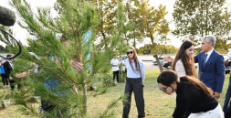 Tree-planting campaign held in “Ganjlik” park in Baku