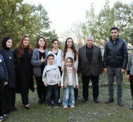 Leyla Aliyeva meets with family of shepherd Khanish