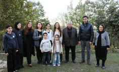 Leyla Aliyeva meets with family of shepherd Khanish