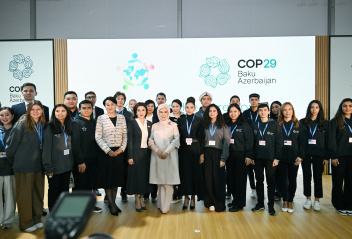 COP29 conference on "Youth at the Forefront of Climate Action" held with participation of First Ladies