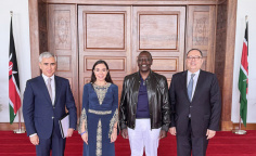 Leyla Aliyeva meets with Kenyan President