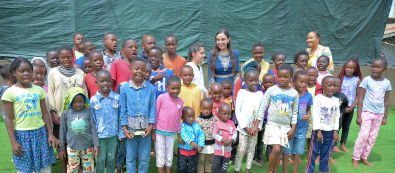 Leyla Aliyeva visits secondary school and health center in Nairobi