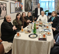 Лейла Алиева и Арзу Алиева посетили дом Полада Гашимова