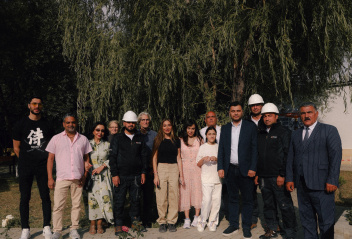 Leyla Aliyeva and Arzu Aliyeva visit Altiaghaj National Park