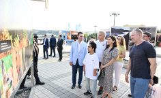 Leyla Aliyeva attends opening of photo exhibition dedicated to 100th anniversary of environmental protection in Azerbaijan