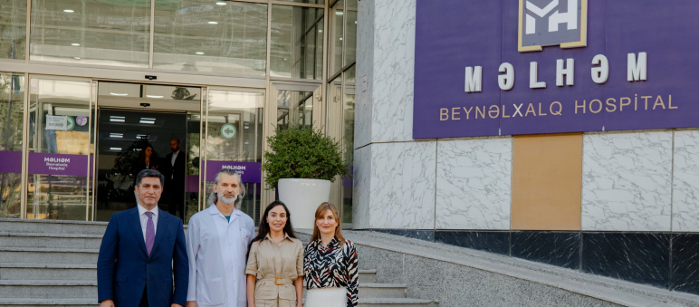 Heydər Əliyev Fondunun vitse-prezidenti Leyla Əliyeva “Məlhəm Hospital”ı ziyarət edib