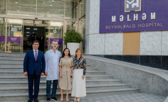 Heydər Əliyev Fondunun vitse-prezidenti Leyla Əliyeva “Məlhəm Hospital”ı ziyarət edib
