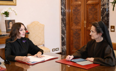 First Vice-President Mehriban Aliyeva met with President of Governorate of Vatican City State