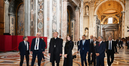 First Vice-President Mehriban Aliyeva inspected restoration progress at Saint Peter’s Basilica