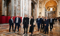 First Vice-President Mehriban Aliyeva inspected restoration progress at Saint Peter’s Basilica