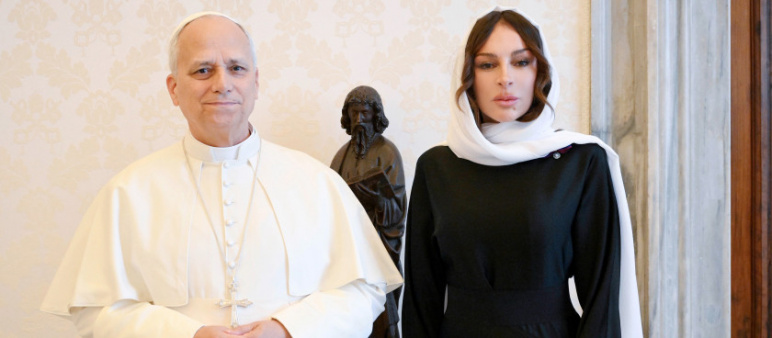 First Vice-President Mehriban Aliyeva met with Pope Leo XIV