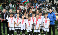 Leyla Əliyevanın təşəbbüsü ilə uşaq evlərinin komandaları arasında növbəti minifutbol turniri təşkil olunub Leyla Əliyevanın təşəbbüsü ilə uşaq evlərinin komandaları arasında növbəti minifutbol turniri təşkil olunub
