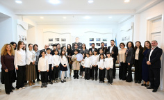 Vice-President of Heydar Aliyev Foundation Leyla Aliyeva visits Bulbul Secondary Special Music School