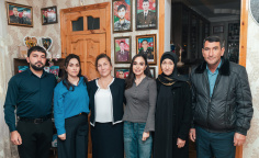 Leyla Əliyeva Mingəçevirdə şəhid ailəsini ziyarət edib, bir sıra sosial müəssisələrlə tanış olub