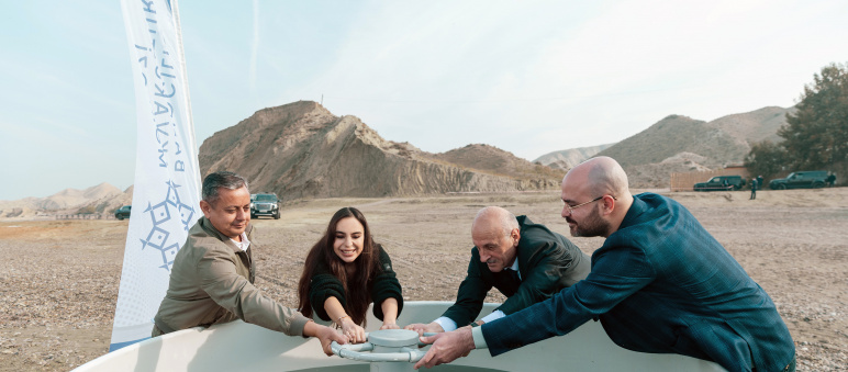 Leyla Əliyeva Mingəçevirdə ekoloji aksiyalarda iştirak edib