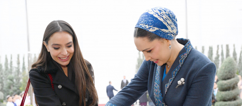 Leyla Aliyeva attends opening of Awaza branch of Charitable Foundation for Assistance to Children in Need of Guardianship in Turkmenistan