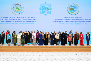 Leyla Aliyeva participates in international conference in Turkmenistan