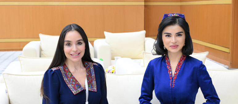Leyla Aliyeva meets with Head of Uzbekistan’s Presidential Administration