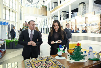 Leyla Əliyeva “ASAN Məktub” sosial proqramının 10 illiyinə həsr olunan tədbirdə iştirak edib