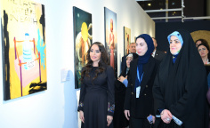 "Rəqəmsal mühitdə uşaqların müdafiəsi: müasir alətlər və beynəlxalq əməkdaşlıq” konfransının iştirakçıları “Mənim dənizlərim, mənim okeanlarım” sərgisini ziyarət ediblər