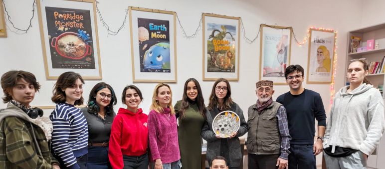 Leyla Əliyeva “ANİMAFİLM Studio”nun qonağı olub