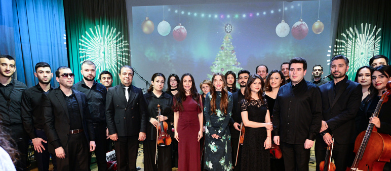 Leyla Əliyeva və Alena Əliyeva DOST İnklüziv İnkişaf və Yaradıcılıq Mərkəzini ziyarət ediblər