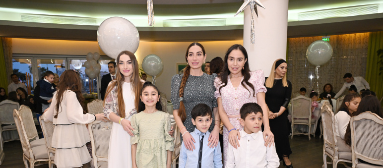 Leyla Əliyeva, Arzu Əliyeva və Alena Əliyeva xüsusi qayğıya ehtiyacı olan uşaqlar üçün təşkil olunan bayram şənliyində iştirak ediblər