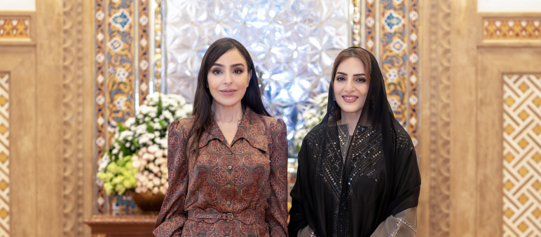 Вице-президент Фонда Гейдара Алиева Лейла Алиева встретилась в Маскате с первой леди Омана