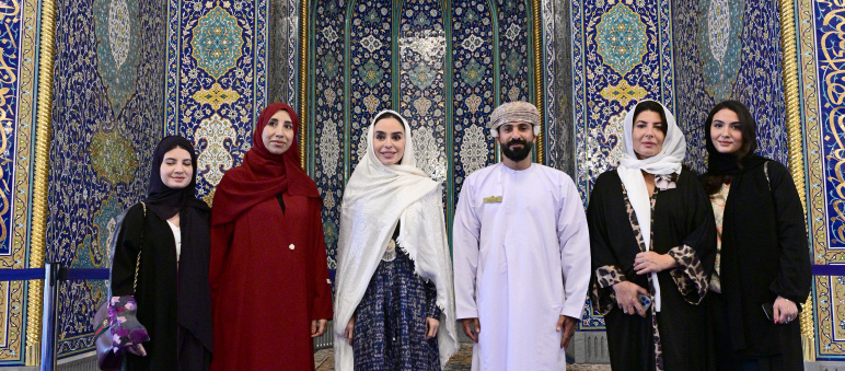 Лейла Алиева также посетила Большую мечеть Султана Кабуса в Маскате