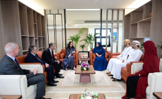 Лейла Алиева встретилась в Маскате с председателем Организации по развитию малого и среднего предпринимательства Омана