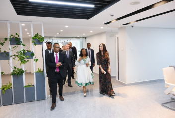 Leyla Aliyeva visits MESOB One-Stop Service Center in Ethiopia
