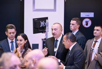President Ilham Aliyev participated in panel session as part of World Economic Forum