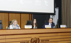 Leyla Əliyevanın iştirakı ilə Cenevrədə Xəzər dənizinin ekoloji problemləri müzakirə olunub