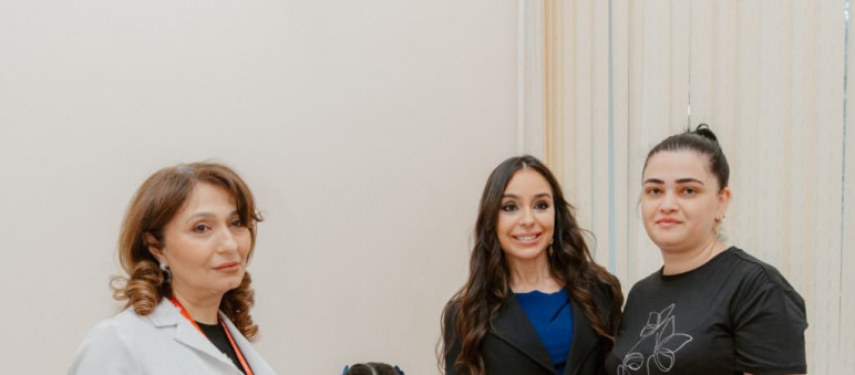 Leyla Əliyeva Respublika Pediatriya Mərkəzinin Nərimanov Uşaq Klinik Xəstəxanasını ziyarət edib