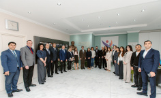 Leyla Əliyeva Bakı Beynəlxalq Multikulturalizm Mərkəzində olub